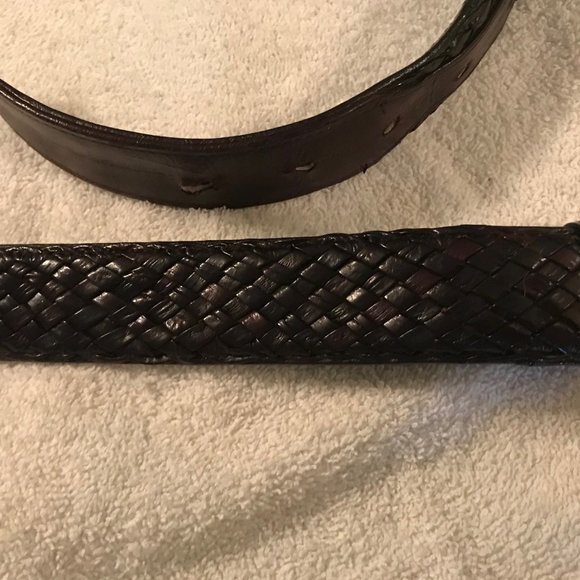 Mans Eel Skin Belt 34' to 36" - Picture 9 of 10